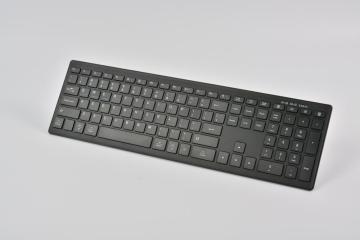 Full-Size Slim Thin Wireless Keyboard Mouse for Windows