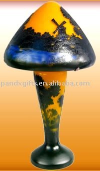 INDIAN GALLE LAMP/GLASS LAMP