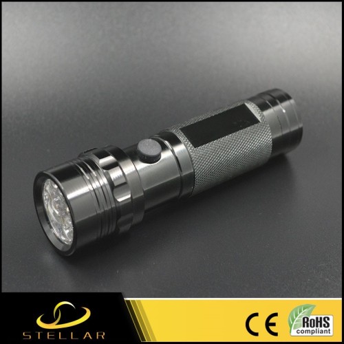 SS-U1400 Aluminum 395-400nm 14UV Purple Light Best Blacklight Scorpion UV Flashlight