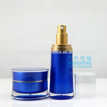 Wansheng Cosmetics Package Vacuum Waist Acrylic Containers