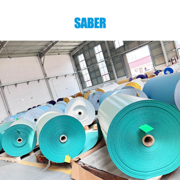 China Factory Hook und Loop Green Film Abrieber Jumbo Roll für Automobilfarbenpolieren