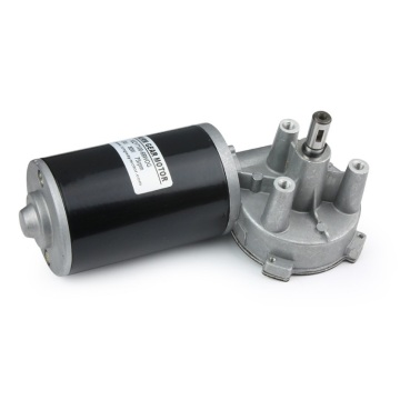 Custom 76mm DC Motor with Metal Worm Gearbox for Car Parts and Automatic Doors (60W, 12V)