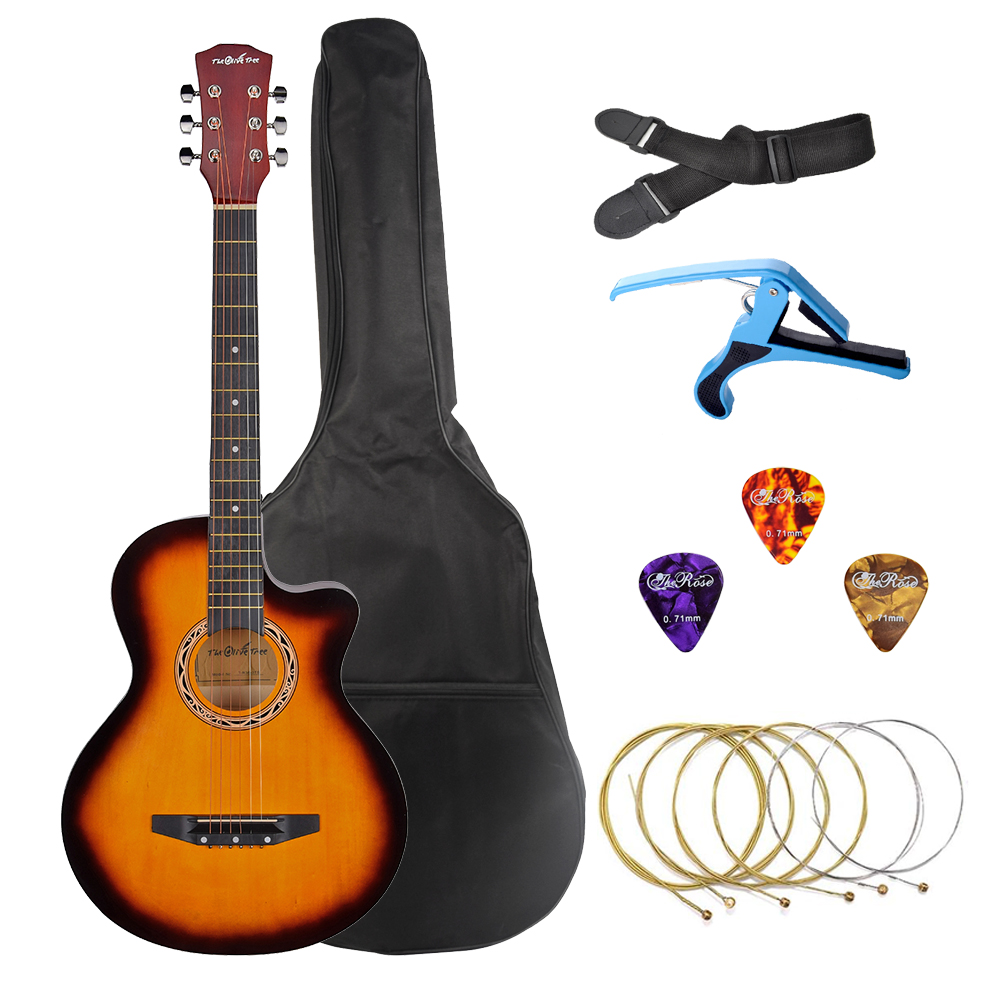 R38 Beginner Cheap 38 Inch Acoustic Guitar China Manufacturers