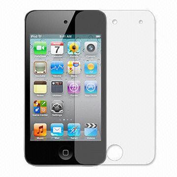 Clear Screen Protector for Apple's iPod Touch 4G, Easy to Install