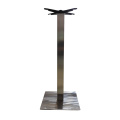 Mesa de barra de SS base de mesa cuadrada de metal cuadrado