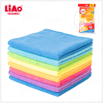 LiAo 8 Pack Microfiber Cleaning Cloths