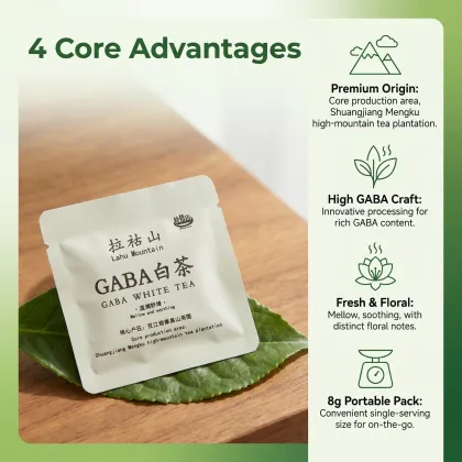 GABA White Tea Mini Square Slice 8g