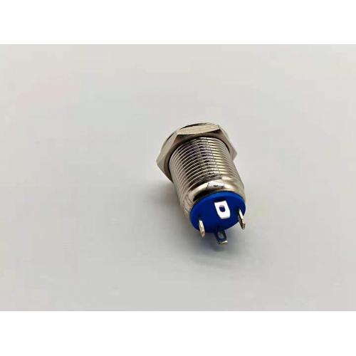 UL LED 12mm metal pushbutton switch