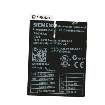 Используется оригинал Siemens 6AU1435-0AA00-0AA1 D435