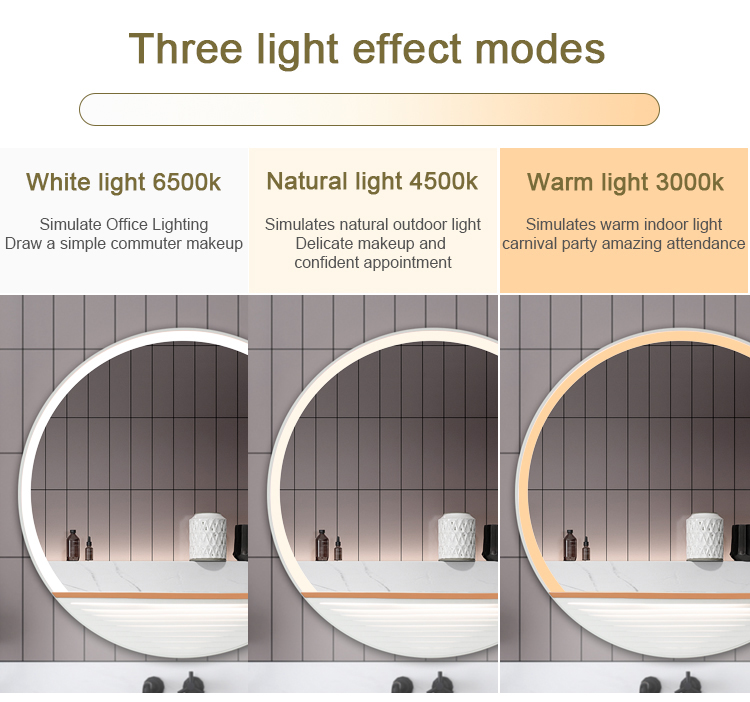 Shaving Mirror With Lights