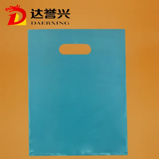 Plastic Carry Design Die Cut Handle Bag