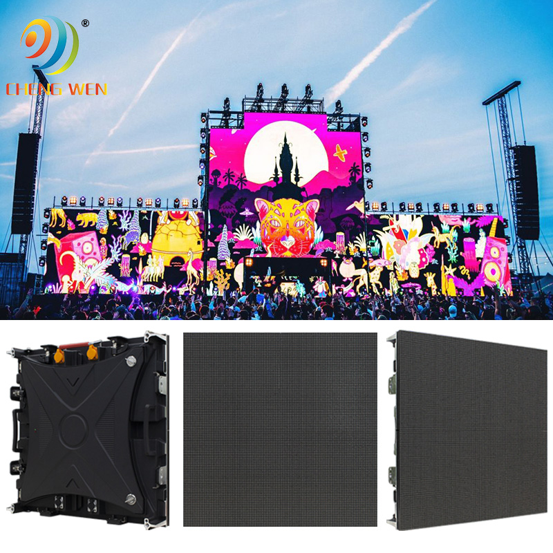 Utomhus P3.91 Front Service 500x500mm LED Display Panel