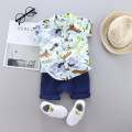 Hot Summer Baby Clothing Set Baby boys suit for Boys Cute Casual Clothes Set dinosaur Top Shorts infant Suits Kids Clothes