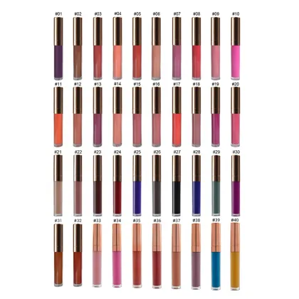 Long-Lasting Waterproof Matte Liquid Lipstick for Romantic Beauty