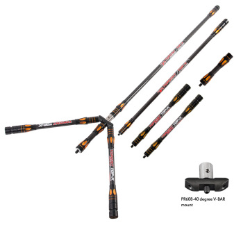 Topoint Archery Target Compound Bow Stabilizer Combo PR633: เครื่องมือที่ดีที่สุดสำหรับการยิงเป้าหมายที่แม่นยำด้วยเพลาคาร์บอนบริสุทธิ์ 3K
