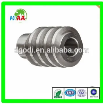 zinc plated steel worm gear as gearbox gear, micro worm gear, custom worm gear