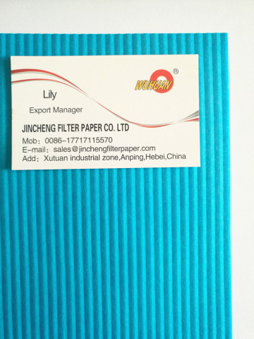 Blue Heavy Duty Air Filter Paper