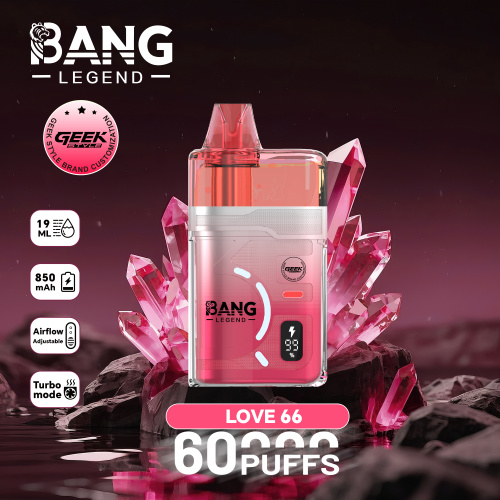 Bán buôn Vape dùng một lần Bang Legend GK 60k Puffs