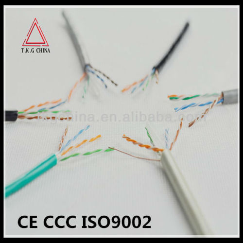 CE certificate ftp shielded twisted 4 pairs category 5 net cable wire