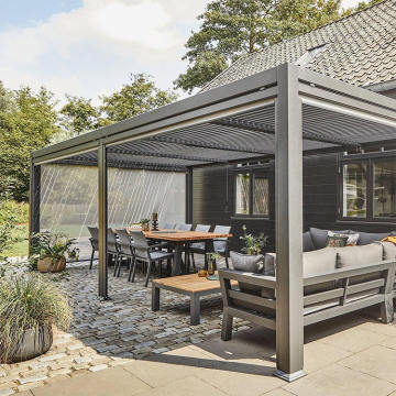 Nowoczesny inteligentny bioklimatyczny zestaw pergoli na Outdoor Garden Shade