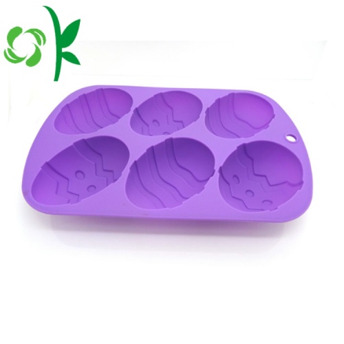 O silicone 6eggs ensaboa ferramentas populares feitas sob encomenda da fabricação de sabão