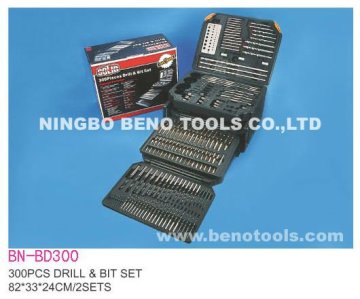 combined large BN-BD300 300Pcs Drilling & Bit Set top quality and cheap price