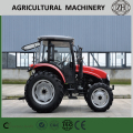 Custom 4x4 4WD 70 HP Tractores de agricultura de ruedas con cabina