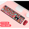 104 teclado y mouse inalámbricos para juegos de oficina clave