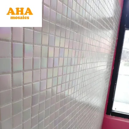 Rainbow Glass Mosaic Tile