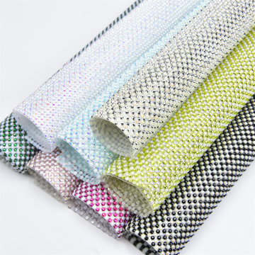 Anpassbar Whatstone Hotfix Harz Strass und Pearl Mesh Sheets für Mode-, Schmuck- und Handwerksprojekte