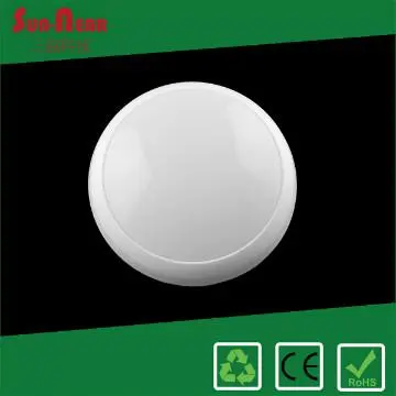 12w IP54 circular emergency polycarbonate bulkhead
