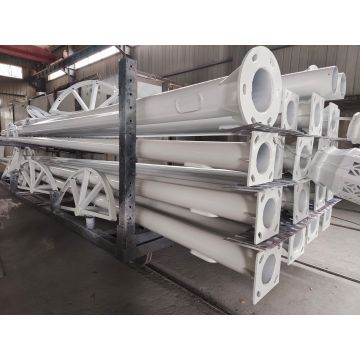 Hot-dip steel pole aluminum street light pole