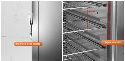 Stainless steel food warmer cabinet