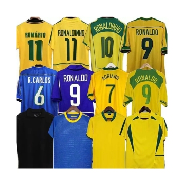 メキシコ、ドイツ、フランス、ブラジル、クロアチア、タイ向けのカスタム品質のレトロサッカージャージ