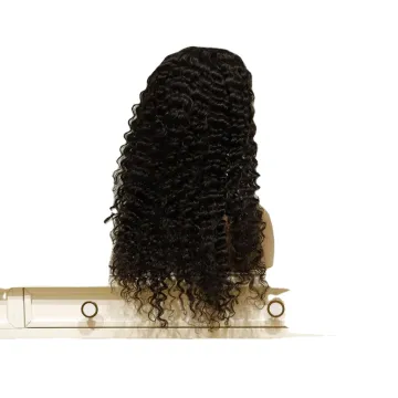 Cuticle Aligned Virgin Cambodian Hair Transparent Swiss Lace 13X6 Deeper Parting Hd Lace Frontal Wig