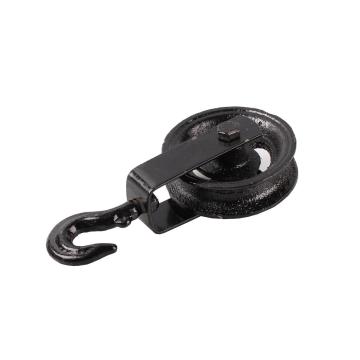 Black Pulley Block With Single Wheel