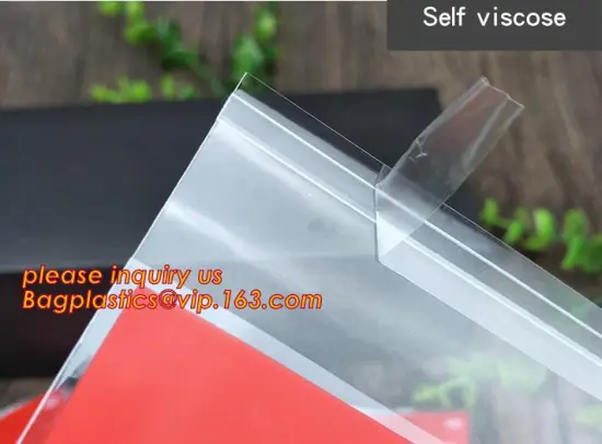 Polypropylene Bag Plastic Bag pouch, OPP Bag With Header OPP Package, header pouchs with transparent side seal