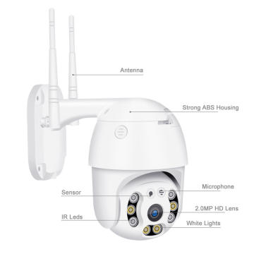 Wireless Waterproof WIFI PTZ Surveillance Camera