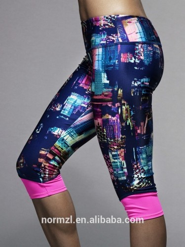 Fashionable Custom Spandex Fabric Yoga Pants