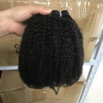 Factory wholesale price afro kinky human hair 4c, unprocessed mongolian 4c afro kinky bundles, 100 human afro curly hair