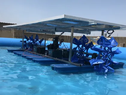 24/7 Solar-Powered Fish Pond Aerator