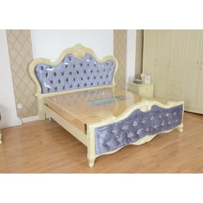 Classic Palace Solid Wood Double Bed