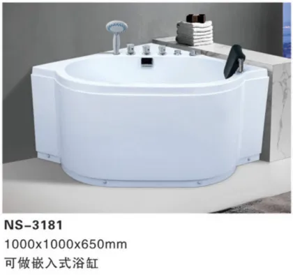 Modern Small 1m Bathtub for Bathroom Jacuzzi