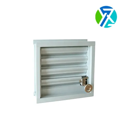 DOUBLE-LAYER MANUAL RAINPROOF LOUVER