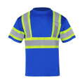 Reflecterende bandveiligheid Beveiliging Werk T-shirt met korte mouwen