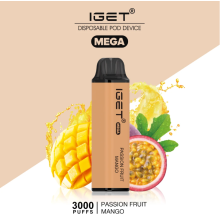 Wholesaler Price Iget Mega 3000 Puffs Disposable Vape