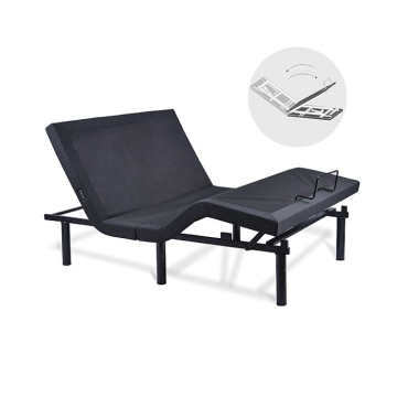 Double Adjustable Bed With Folding Metal Frame