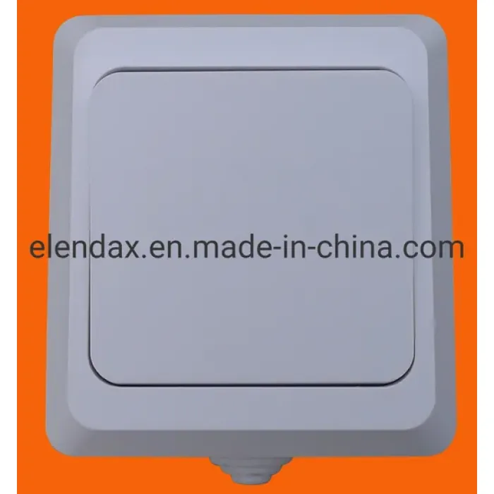 Sakelar Dua Gang Dinding Terpasang di Permukaan (S5002)