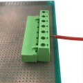 Conector terminal enchufable de 7 vías de contacto de latón 15A