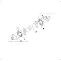 PROPELLER SHAFT 561-20-72003/5612072003 is applicable to the mining dump truck model HD785-7